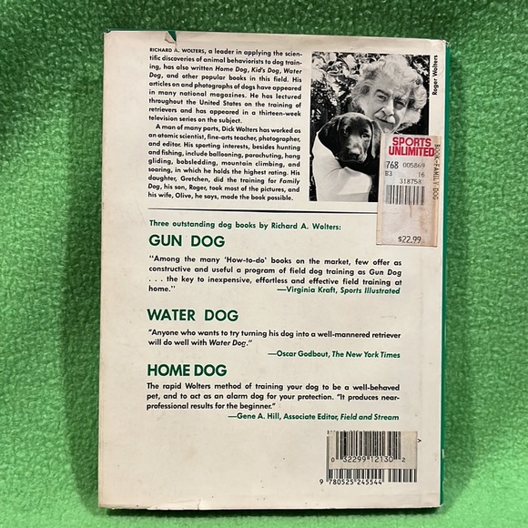 Family Dog by Richard A. Wolters HC/DJ 1975 Book - Picture 2 of 16